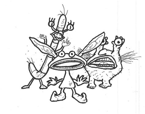Ahh Real Monsters Pages Coloring Pages
