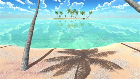 Three Tropical Islands Animated Video Screensaver Hd Cgi 1 Hour Youtube