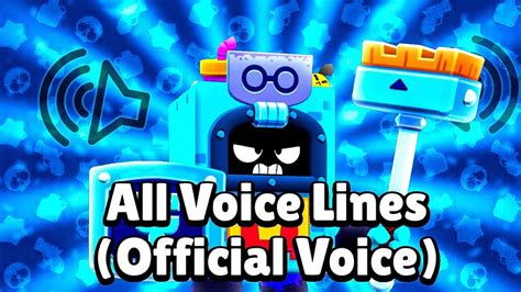 Ash All Voice Lines Official Voice Brawl Stars Youtube