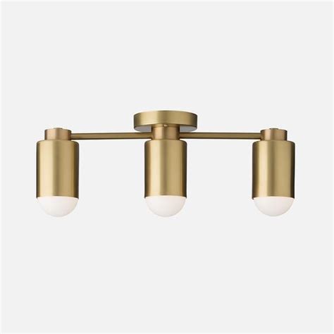 The sink i have is an ikea double domsjo: Orion | Brass light fixture, Ceiling mounted lights, Over ...