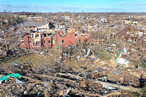 In Photos Tornadoes Leave A Trail Of Destruction And