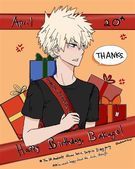 Happy Birthday Bakugo 🎊🎉🎁 My Hero Academia Amino