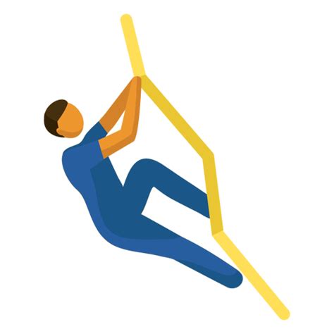 Olympic sport pictogram climbing flat - Transparent PNG ...