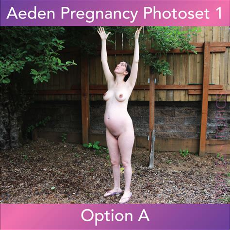 NEW PHOTOS AVAILABLE Aeden Pregnancy Photoset 1 Topless Topics