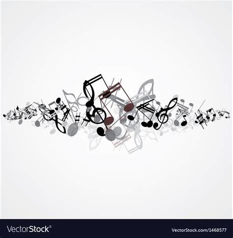 Beautiful Music Note Background Design Royalty Free Vector