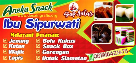 Aneka Snack Contoh Banner Makanan Ringan Crimealirik Page