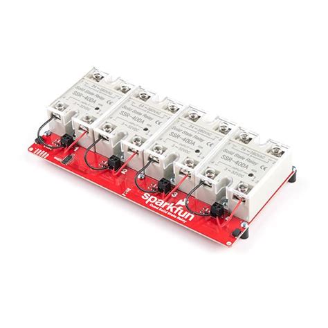 Sparkfun electronics qwiic relay package. SparkFun Qwiic Quad Solid State Relay Kit