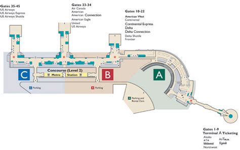 Map Of Dca Airport My Life