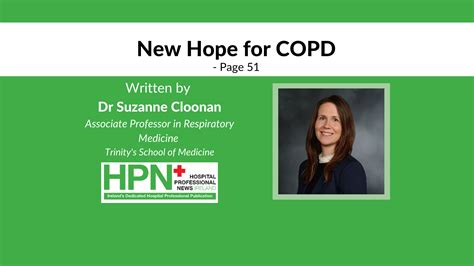 Copd New Hope Dr Suzanne Cloonan Hospital Professional News