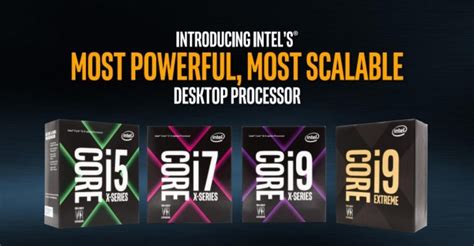 intel announces the core x series processors that feature the new core i9 techarena