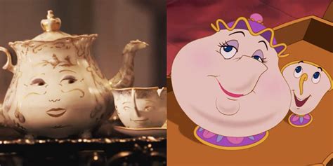 New Beauty And The Beast Cast Compared To The Original Animated Movie