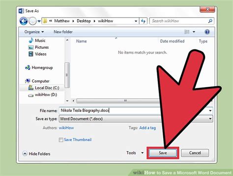 How To Save A Microsoft Word Document With Pictures Wikihow