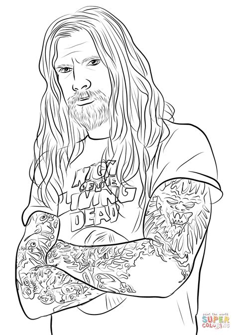 Select one of 1000 printable coloring pages of the category adult. Ausmalbild: Rob Zombie | Ausmalbilder kostenlos zum ausdrucken