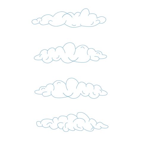 Gambar Vektor Awan Putih Awan Putih Awan Vektor Awan Png Dan Vektor
