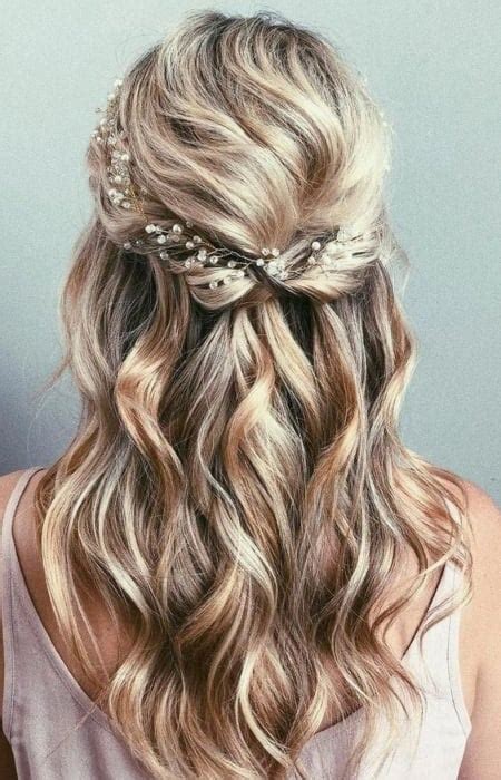 60 Best Half Up Half Down Hairstyles For 2023 The Trend Spotter