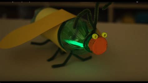 Glowing Firefly Recycled Bottle Craft Youtube