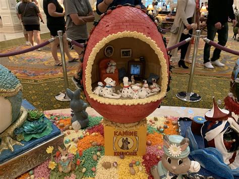 Touring The Disney Easter Egg Display At The Grand Floridian