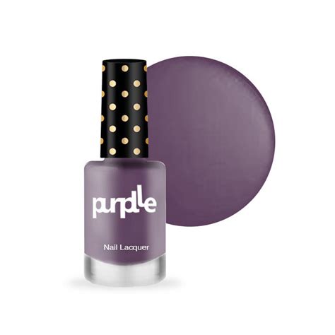 Buy Purplle Nail Lacquer Purple Matte High On Style 4 9 Ml Online