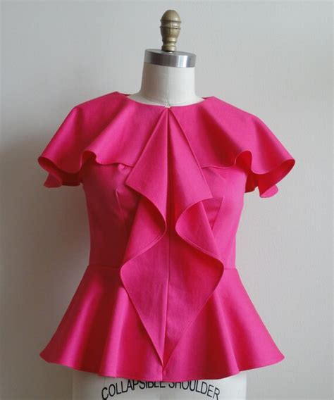 Items Similar To The Origami Blouse On Etsy