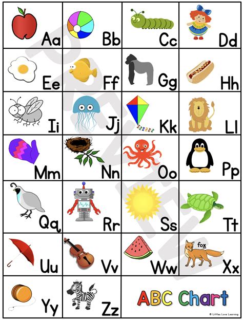 Free Preschool Kindergarten Abc Flashcards Printable Chart Artofit