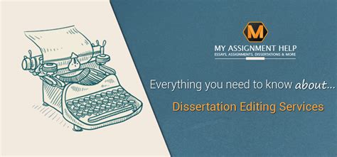 Your writing guide will provide all the necessary help. Things You Should Know about the Dissertation Editing Services