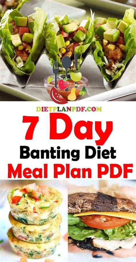 Banting Diet Meal Plan PDF | Diet Plan PDF | Banting diet ...