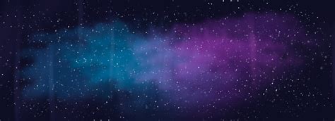 Starry Blue Purple Minimalist Dark Background Starry Sky