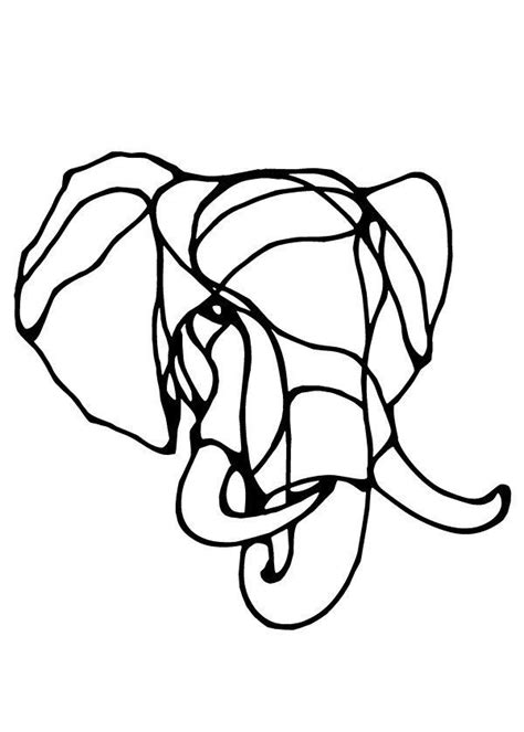 Affordable and search from millions of royalty free images, photos and vectors. An abstract line art of an Elephant An abstract line art ...