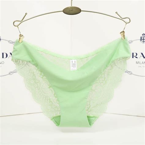 Pam Women Sexy Lace Panties Seamless Cotton Comfortable Panty Hollow Briefs Underwear Uygun