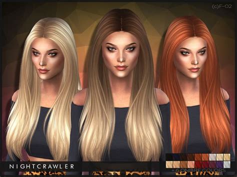 The Sims Resource Hairstyle 02 By Nightcrawler Sims 4 Hairs Sims
