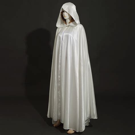 Satin Medieval Hooded Cape Cloak 6 Colors Queerks