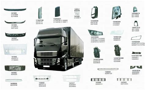 Over 200 Items For Volvo Truck Body Parts Truck Bumper Door Lamp