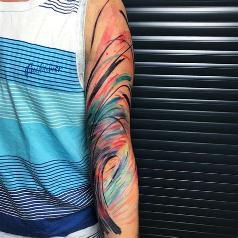 Abstract dotwork style black tattoo. 105+ Fabulous Abstract Tattoo Ideas - Distorting Reality ...