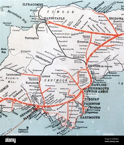 English The Great Western Railway System In Devon England Circa