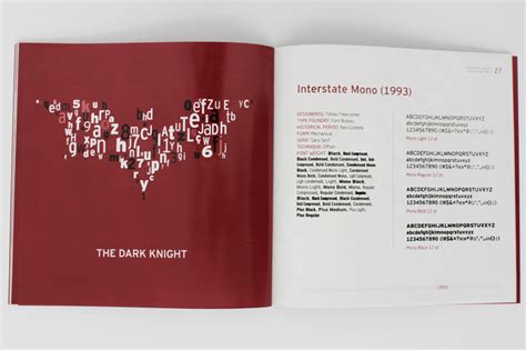 Typographic Catalog Fonts For Movie Titles Behance