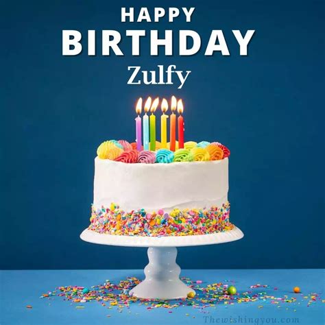 100 Hd Happy Birthday Zulfy Cake Images And Shayari