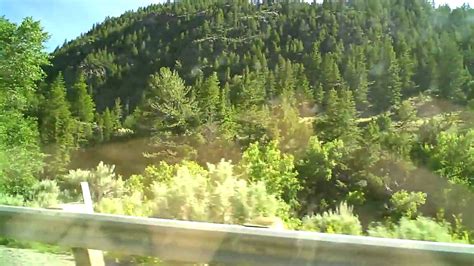 View Of Old Yellowstone Trail From Hwy 89 Youtube