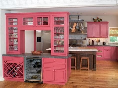 Pink and green kitchen decor from the 1950s. Pink Kitchen Designs, Decorating Ideas, Photos | Home ...
