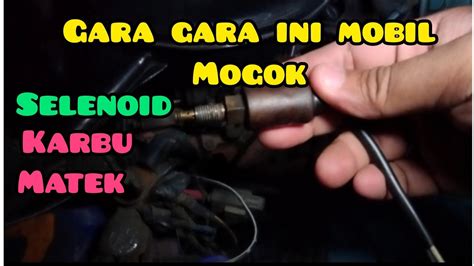 Selenoid Mati‼️mobil Kijang Jadi Mogok‼️ini Cara Mengatasi Darurat⁉️