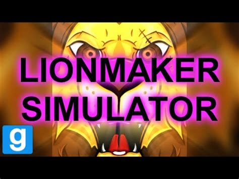 Lionmaker Simulator Escape The Pedo Youtube