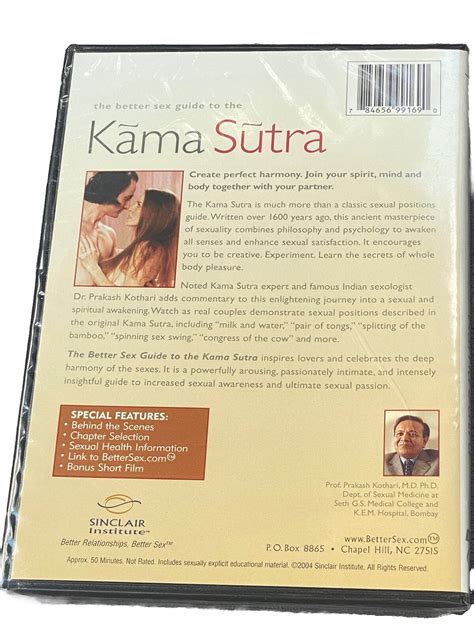 Better Sex Video The Better Sex Guide To The Kama Sutra Disc Set NEW EBay