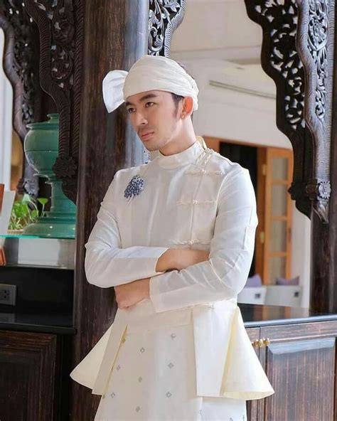 Traditional Myanmar Formal Men Dresses Princes In Burmese Palace Used To Wear These Attires