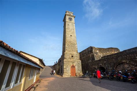 Clock Tower In Galle Fort Sri Lanka Editorial Stock Photo Image Of