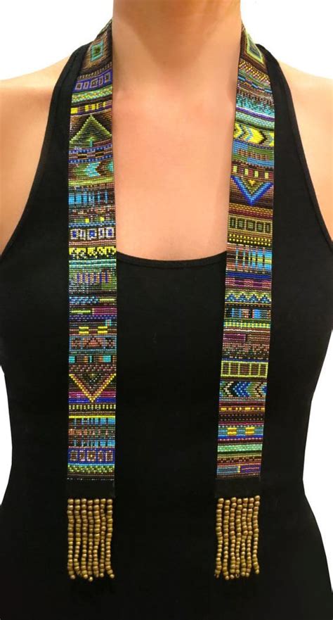 Items Similar To Maya Necklace Statement Scarf Necklace