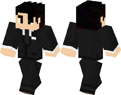 Arief33 Black Suit From Delmark Tailor Minecraft Skin Minecraft Hub