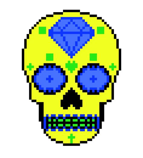 Skull Pixel Art Maker