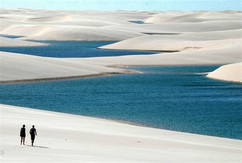 Breathtaking Aqua Lagoons Amid Brazil Sand Dunes