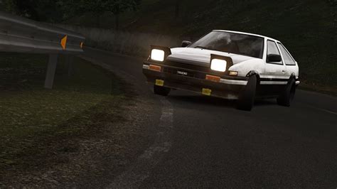 Assetto Corsa Touge Usui Pass Downhill Toyota Ae Initial D Youtube