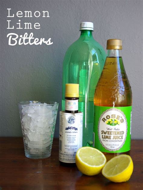 Lemon Lime Bitters Drink Recipe By Oleanderandpalm Non Alcoholic