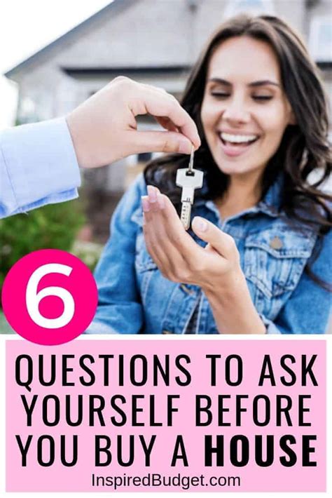 6 Questions To Ask Yourself Before Buying A Home By